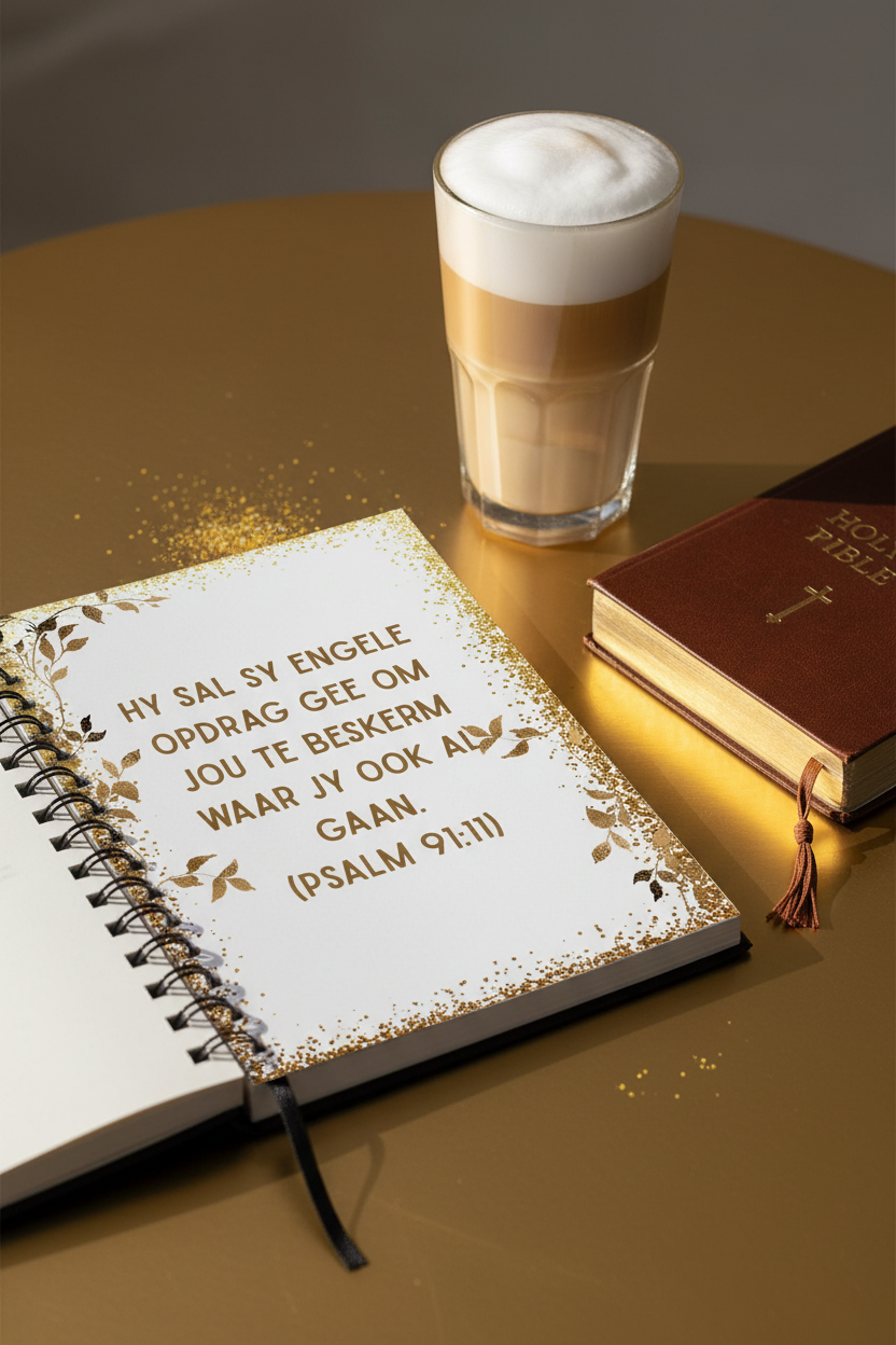 Christelike Joernaal vir mans - Hy sal sy engele opdrag gee vir mans