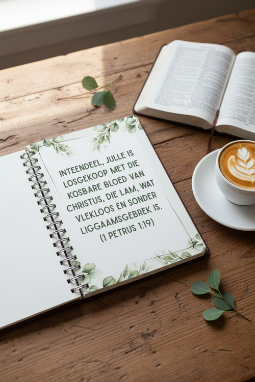 Christelike Joernaal vir mans - Christus, die Lam vir mans