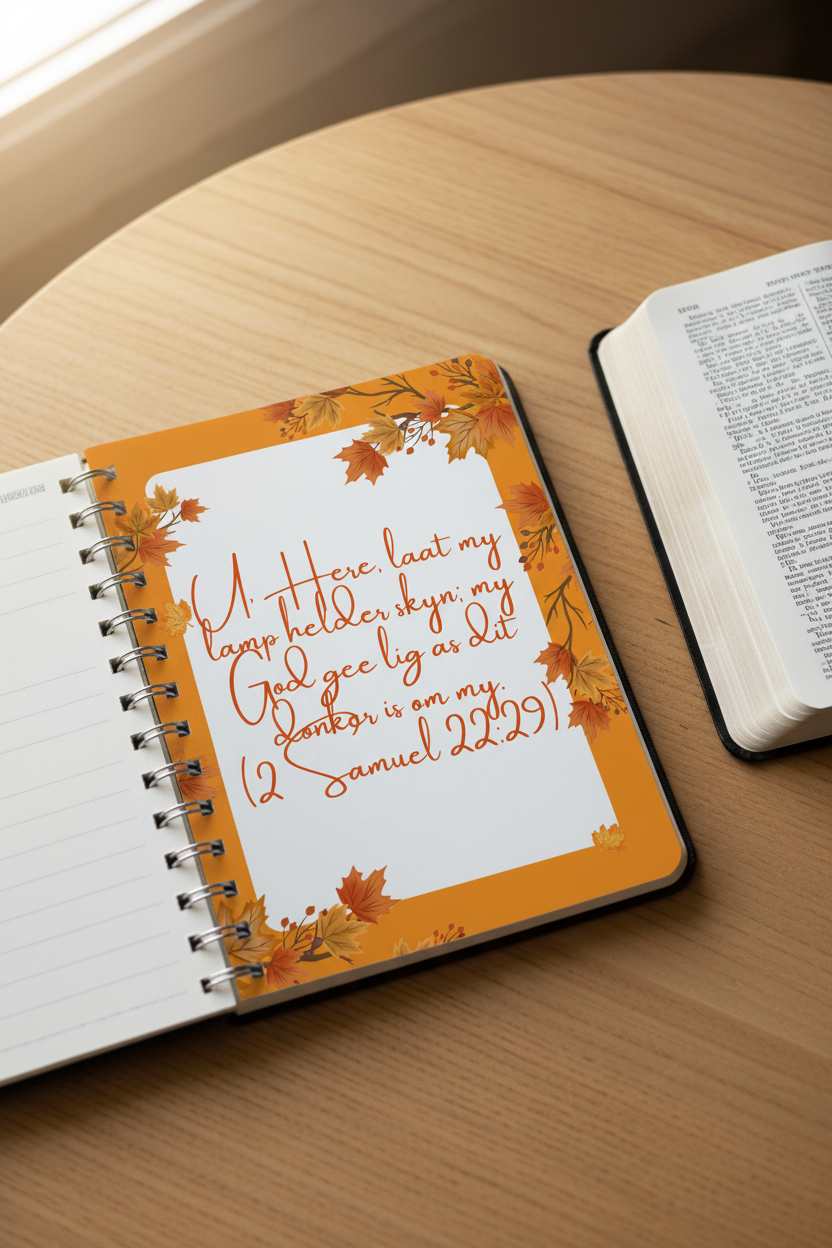 Christelike Joernaal vir vroue - U laat my lamp helder skyn