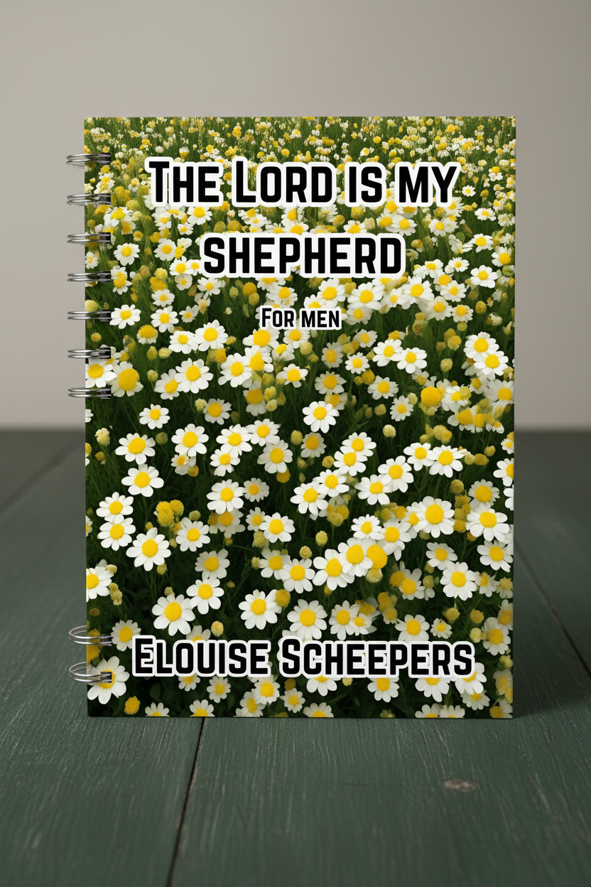 Christian Journal for men - The Lord is my shepherd for men