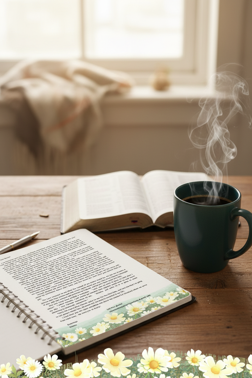 Christian Journal for men - The Lord is my shepherd for men