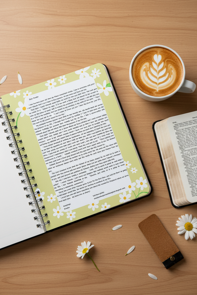 Christian Journal for women - The Lord is my shepherd