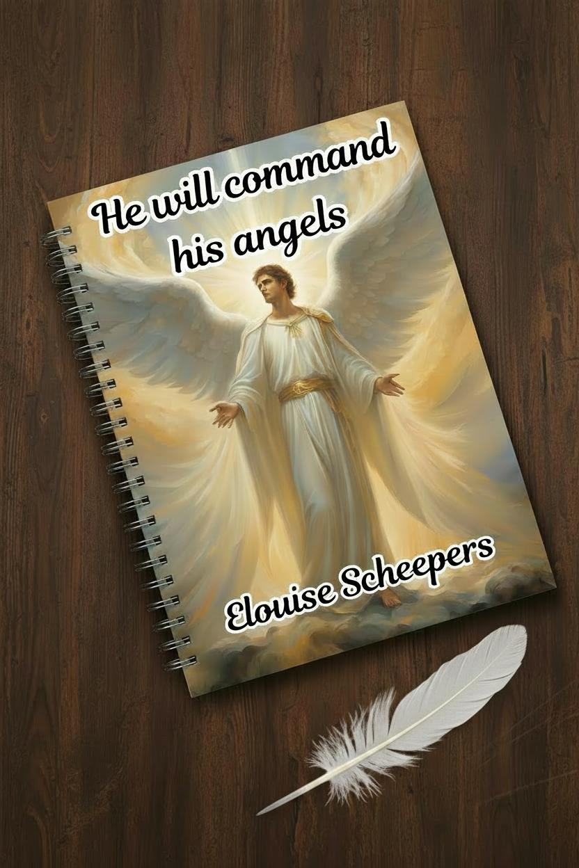Christian Journal for women - He will command his angels