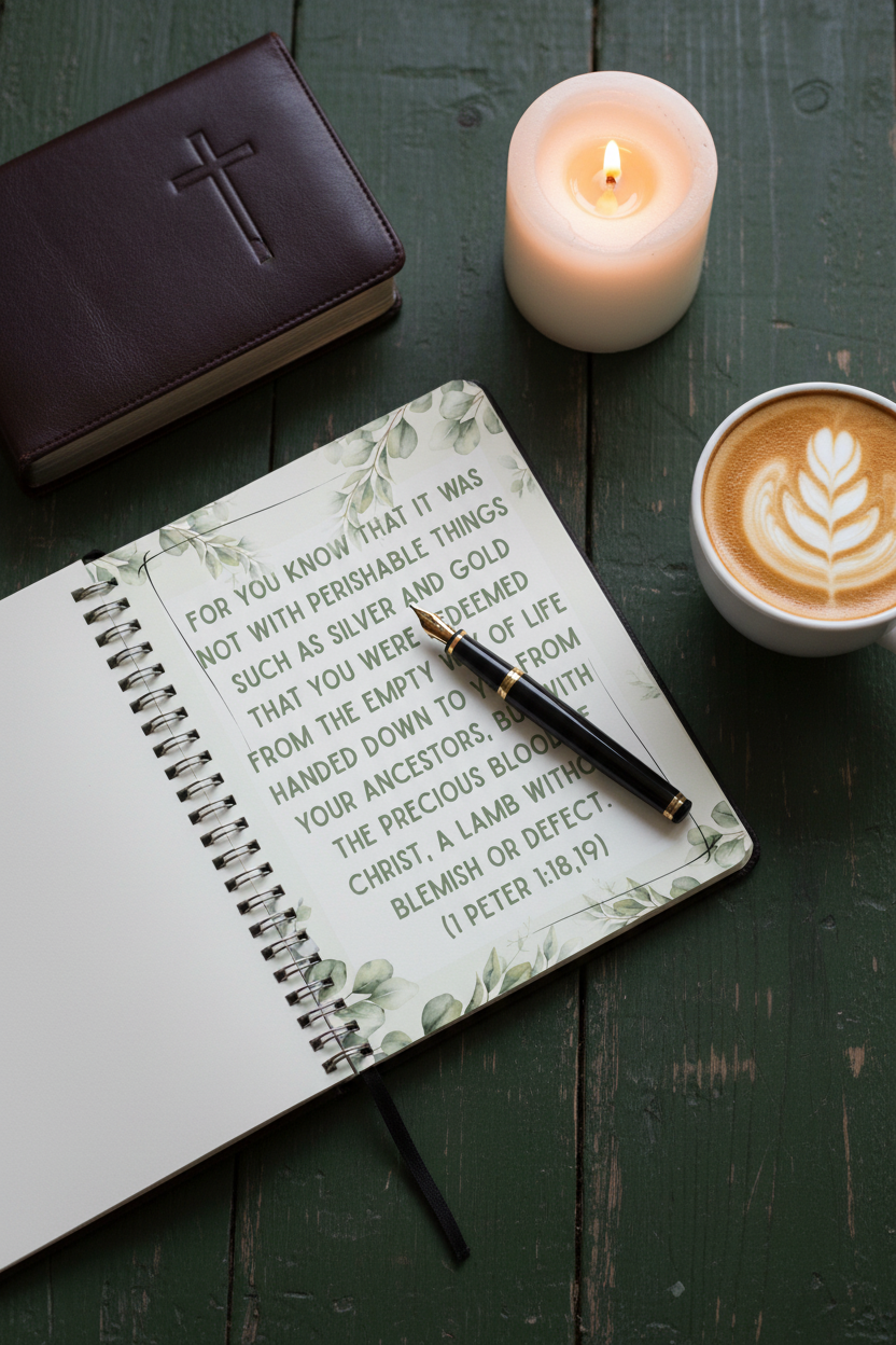 Christian Journal for men - Christ, the Lamb