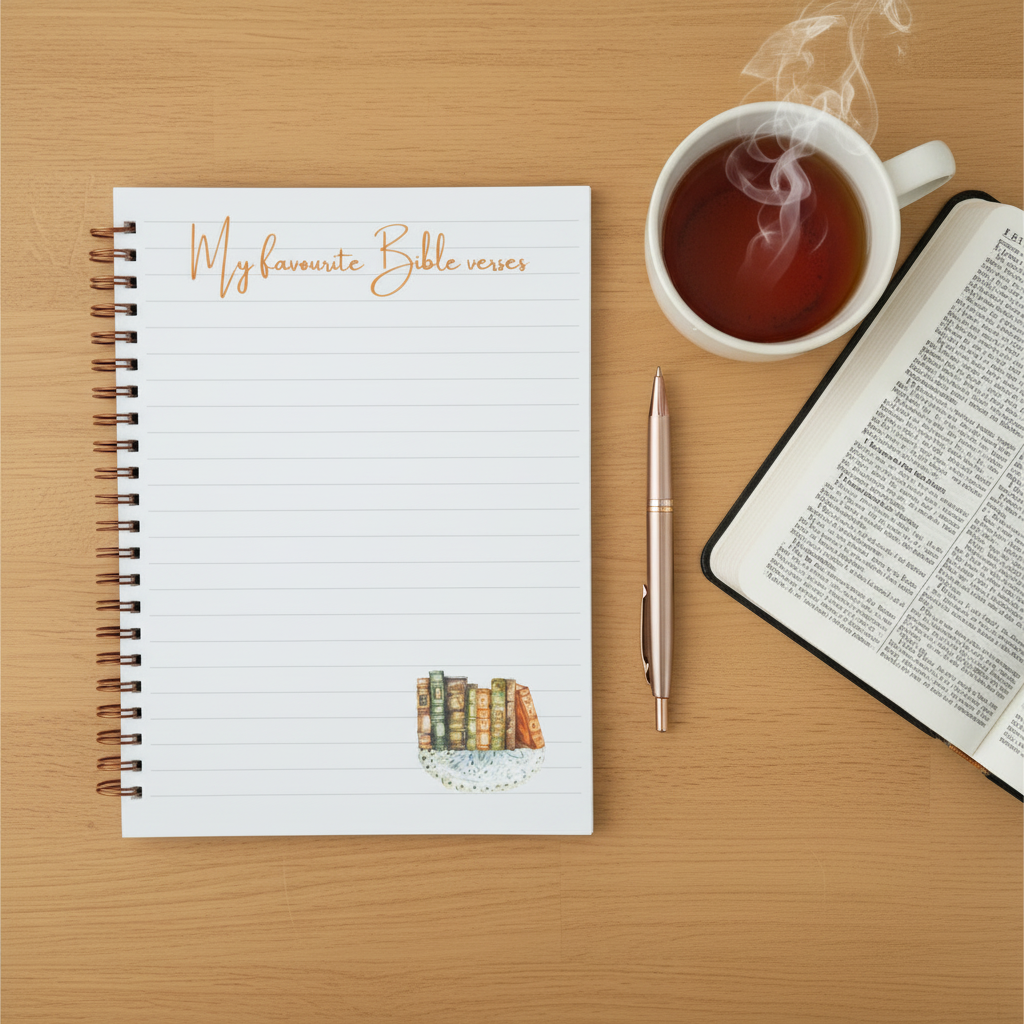 Christian Journal for women - You are my lamp
